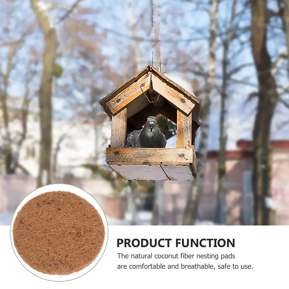 Breathable Coconut Fiber Bird Nesting Pad Pigeon Eggs Quail Small Pet