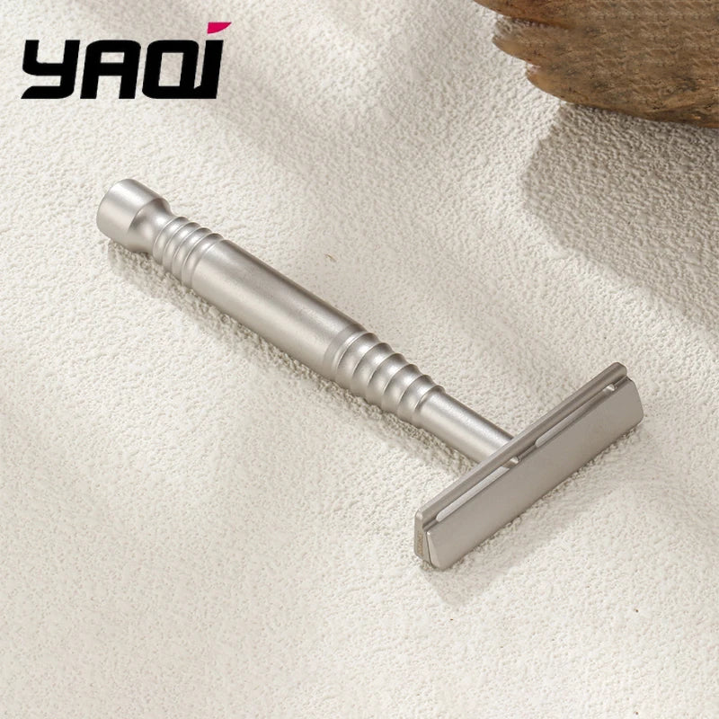YAQI Remus Matte Painting Color 316 stainless Steel AC Blade Single-edged Mens Professional Shaving Safety Razor Zpaxo