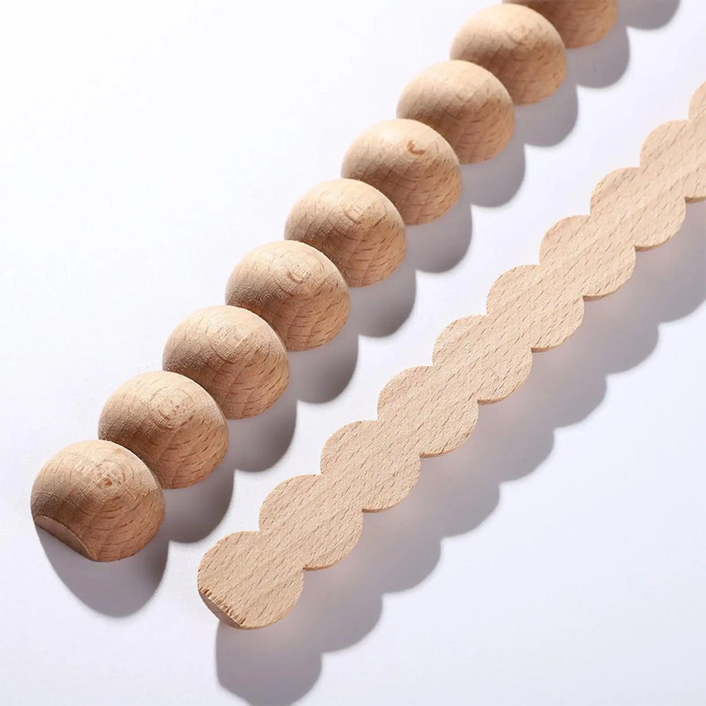 Half Round Wooden Beaded Molding Sticks Multifunctional Craft Wood