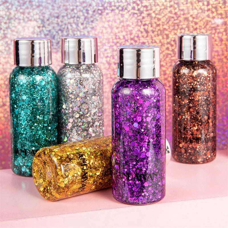 Eye Glitter Body Face Gel Art Waterproof Gloss Shine Multifunctional