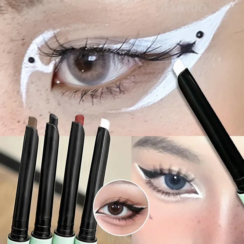 Matte White Eyeliner Gel Pen Waterproof Smudge-proof Eye Liner