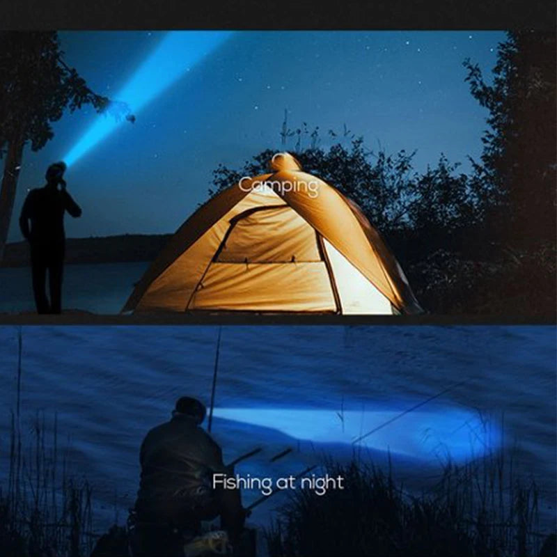 POCKETMAN LED Headlamp – 18650 Battery, USB Charge, 4 Modes
