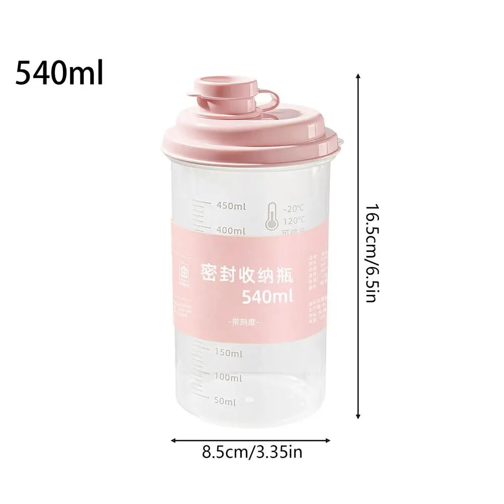 Water Bottle Measurement Scale Clear Sports Drink Large Capacity Gym