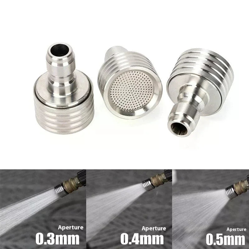 1/4" Quick-Connect High-Pressure Stainless Steel Spray Nozzle