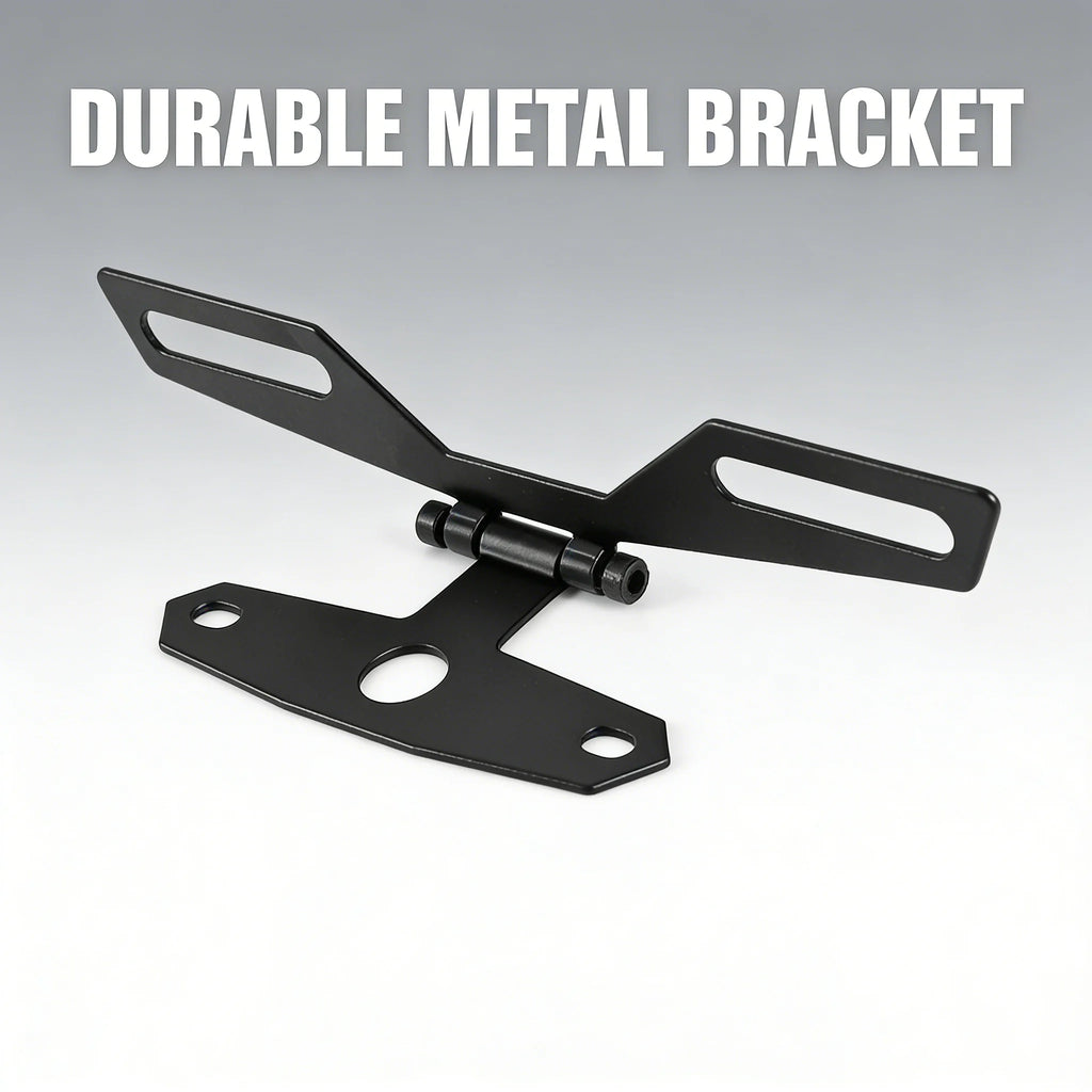 Foldable Motorcycle Taillight Bracket Sturdy Durable Easy Install