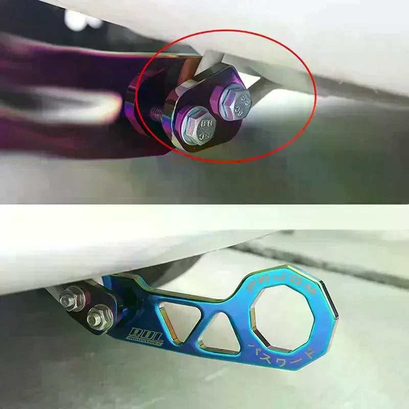 Universal Aluminum Alloy Racing Rear Tow Hook – Civic Fit Jazz