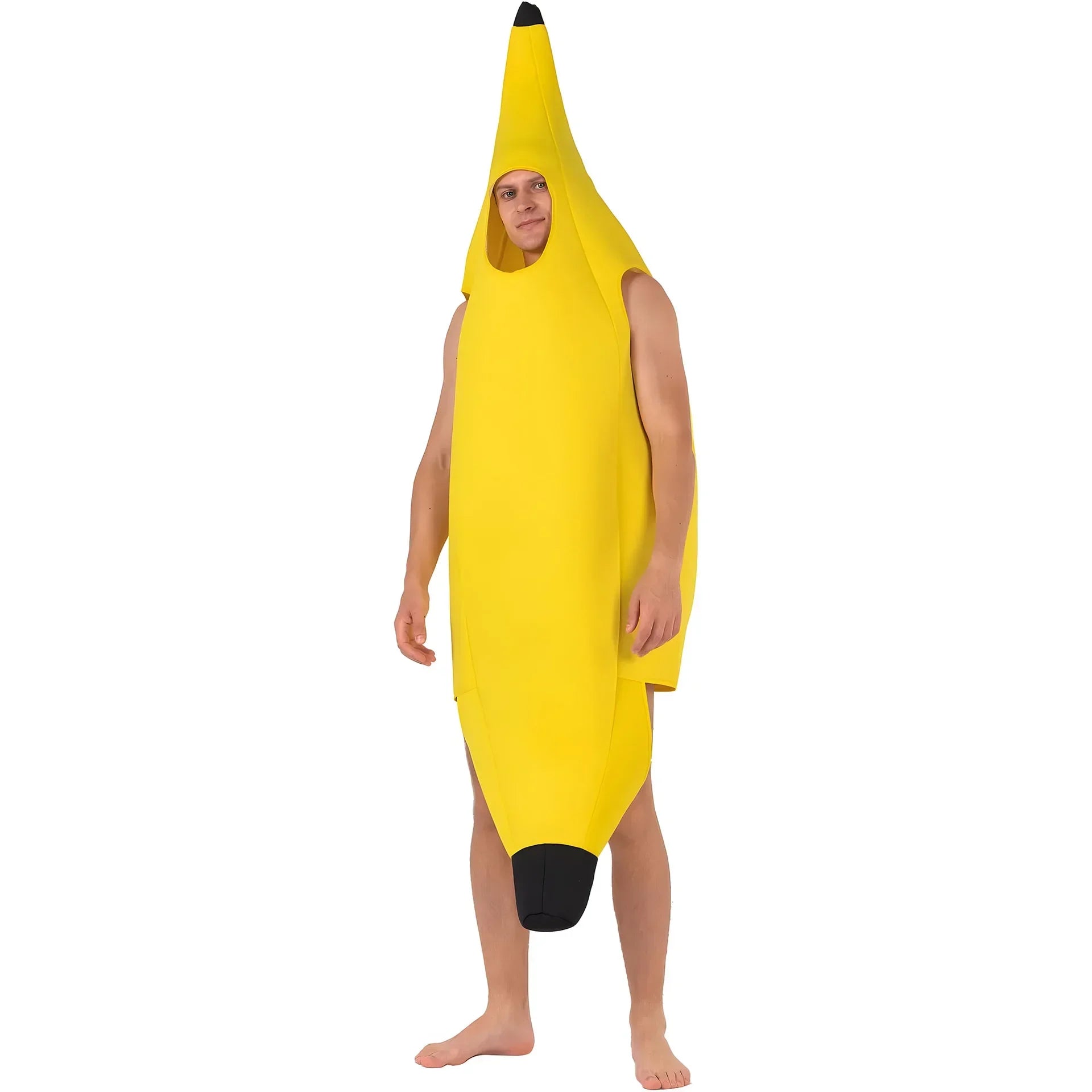 1 3 5 Charming Banana Costume Deluxe Adult Outfit Halloween Parties