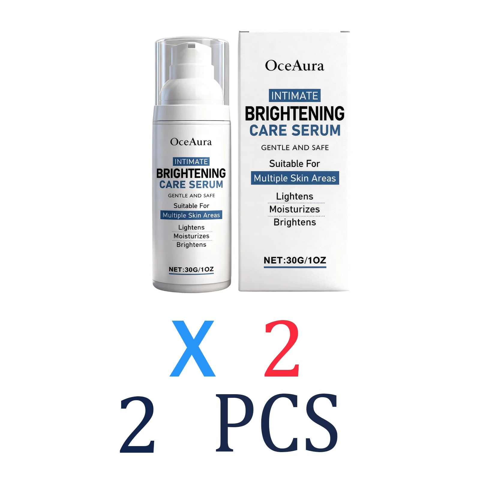 Targeted Brightening Body Serum Dark Spot Corrector for Inner Thighs & Underarms Hydrating Moisturizer for Even Skin Travel Size Zpaxo 2 Pcs