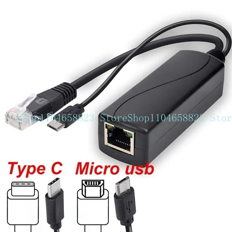 POE Splitter 48V to 5V USB Type C Power Over Ethernet Adapter Cable Injector Power Supply Module For Camera Zpaxo