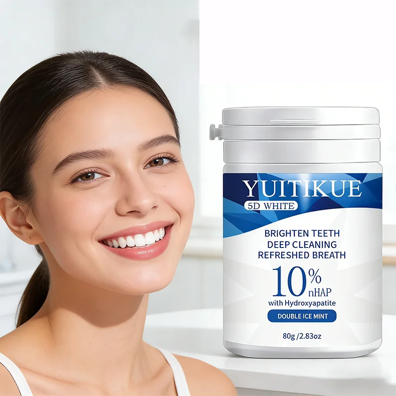 YUITIKUE 5D Oral Care Powder with 10% nHAP – Brighten Teeth Oral Care Powder Zpaxo