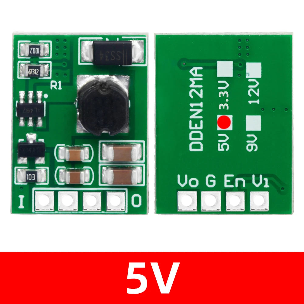 Enable OFF DC-DC 3V 3 7V 4 2V 5V 9V 12V Step-up Boost Converter Zpaxo 5v 5pcs