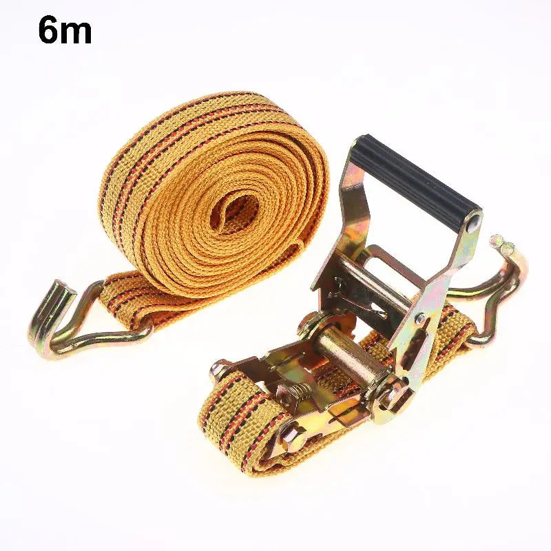 Double Hook Ratchet Straps 2/3/4/6m – Truck Cargo Tie-Down Ratchet Cargo Straps Zpaxo A4