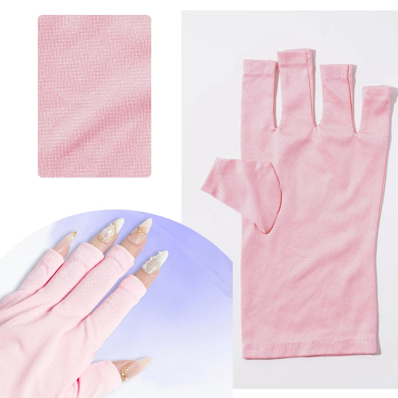 Nail Art Glove UV Protection Anti Radiation Gloves Protecter Gel LED