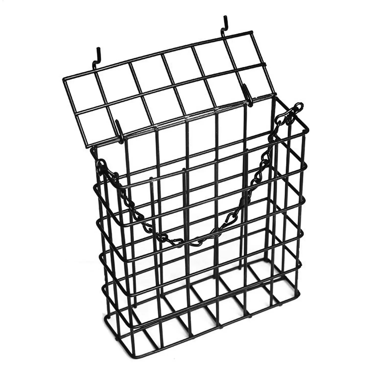 Suet Feeder Wild Birds Wire Metal Cage Fat Ball Bird Balcony Garden