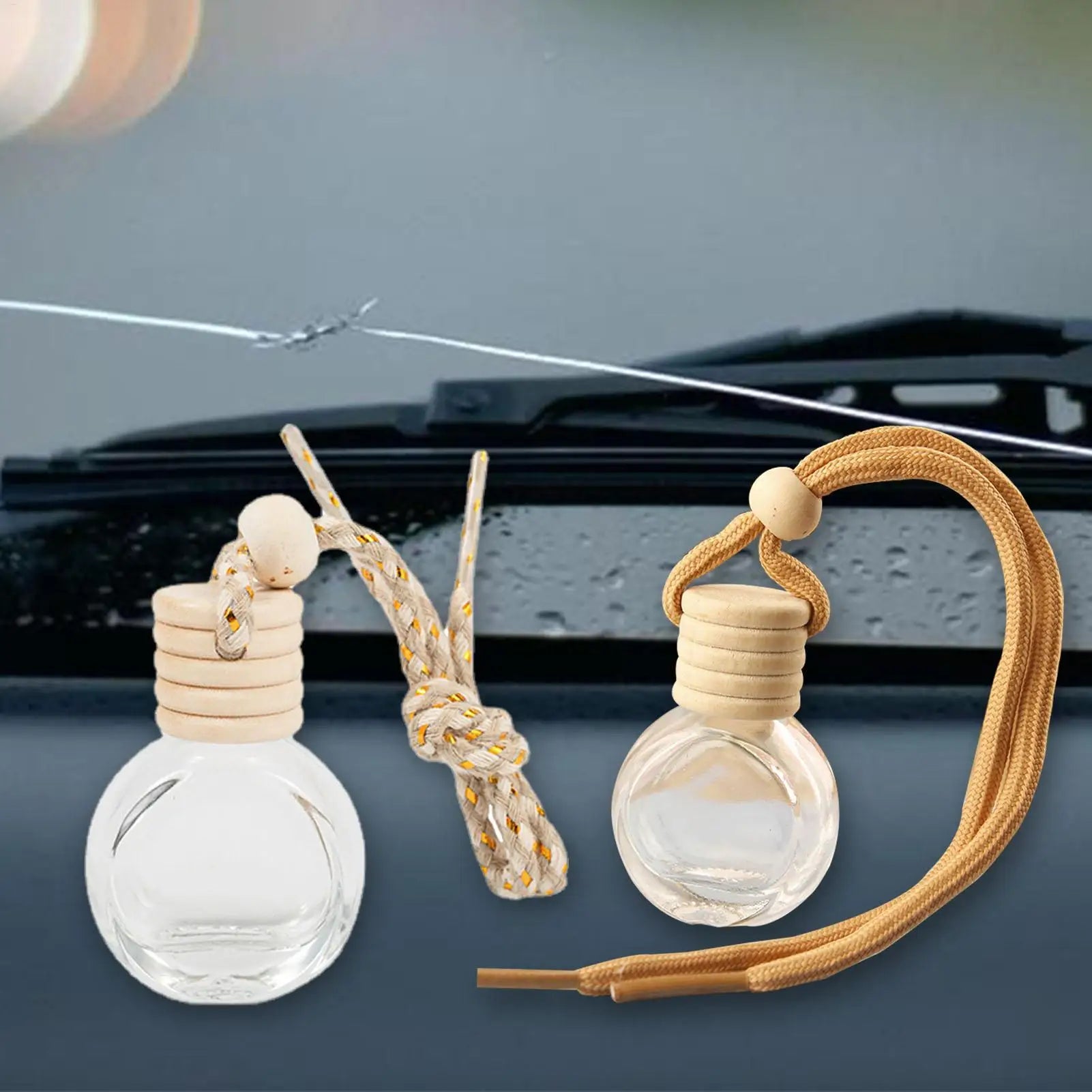 Hanging Car Diffuser Air Freshener Perfume Bottle Aromatherapy