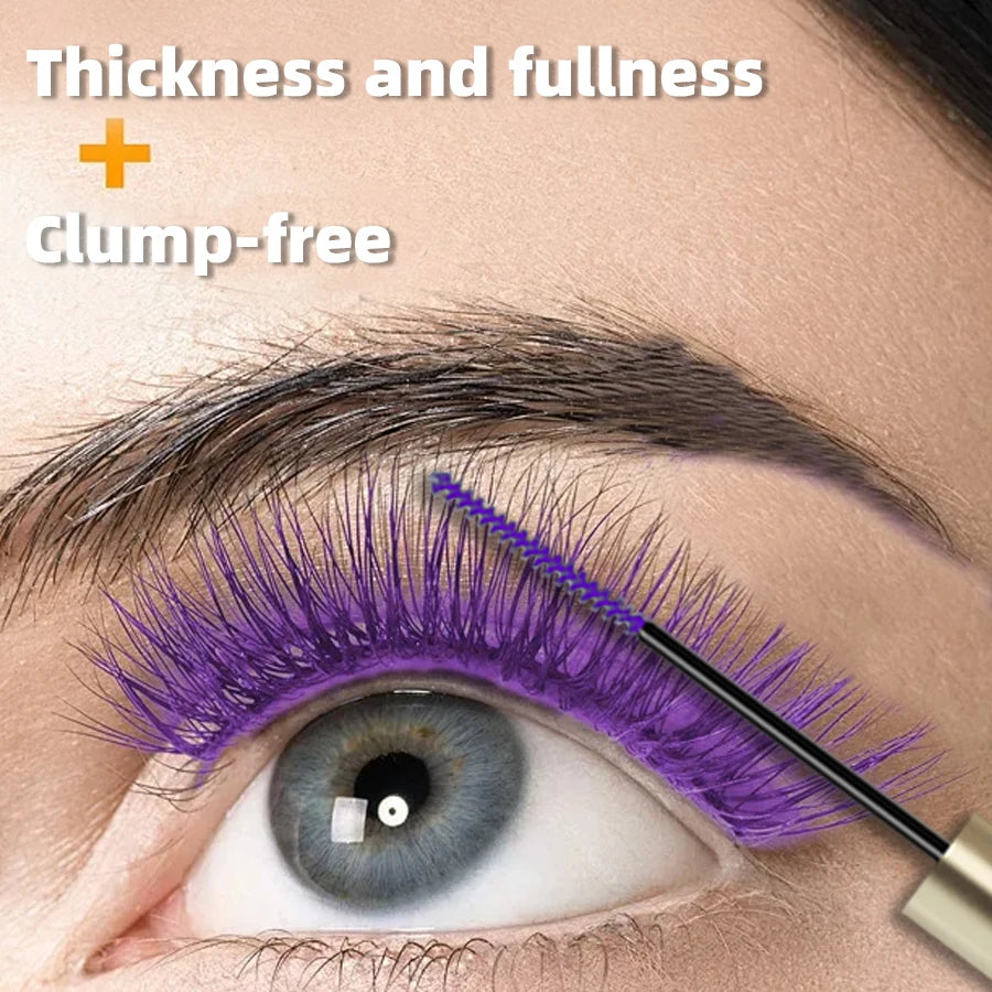 10-Color Ultra-fine Brush Mascara Strong Lasting Content Length