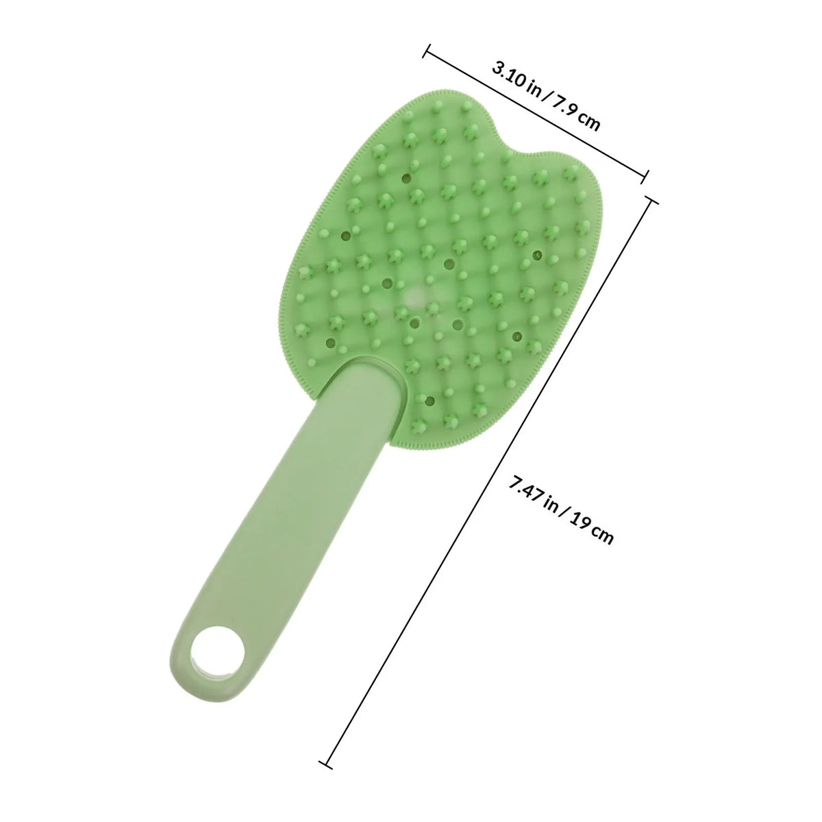 Washable Dual Side Cat Brush Hair Removal Comb Multipurpose Grooming Zpaxo Light Green