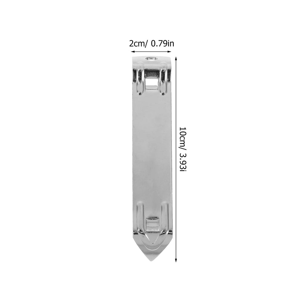 2 Pcs Stainless Steel Bottle Opener Magnetic Fridge Carabiner Key Silver Cap Soda Beer Vial Pharmacy Seal Openers Zpaxo