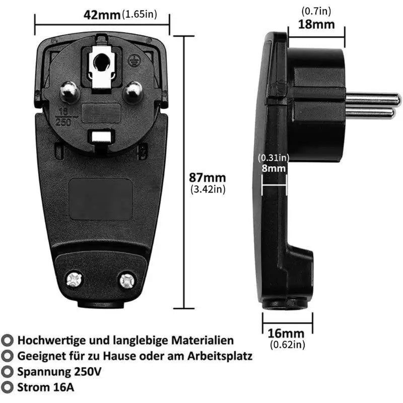 652F German Fashion Currency Standard Power Outlet Easy Break Zpaxo