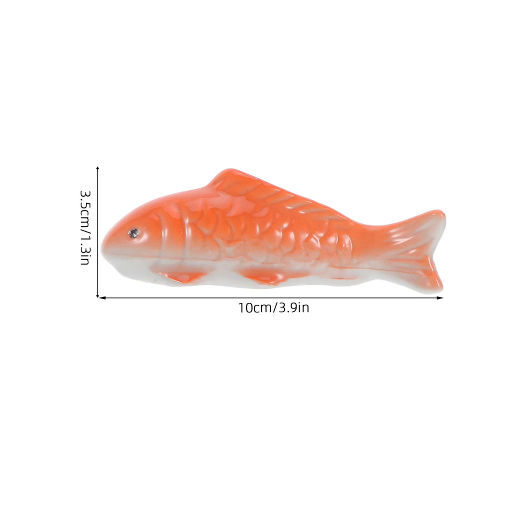Floating Ceramic Fish Statue Bathtub Garden Pond Aquarium Decor