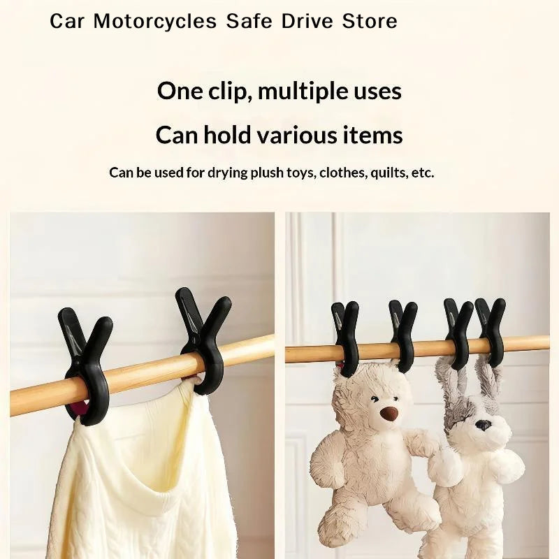M1 3 Large Heavy Duty Plastic Clothes Clips Strong Spring Non Slip