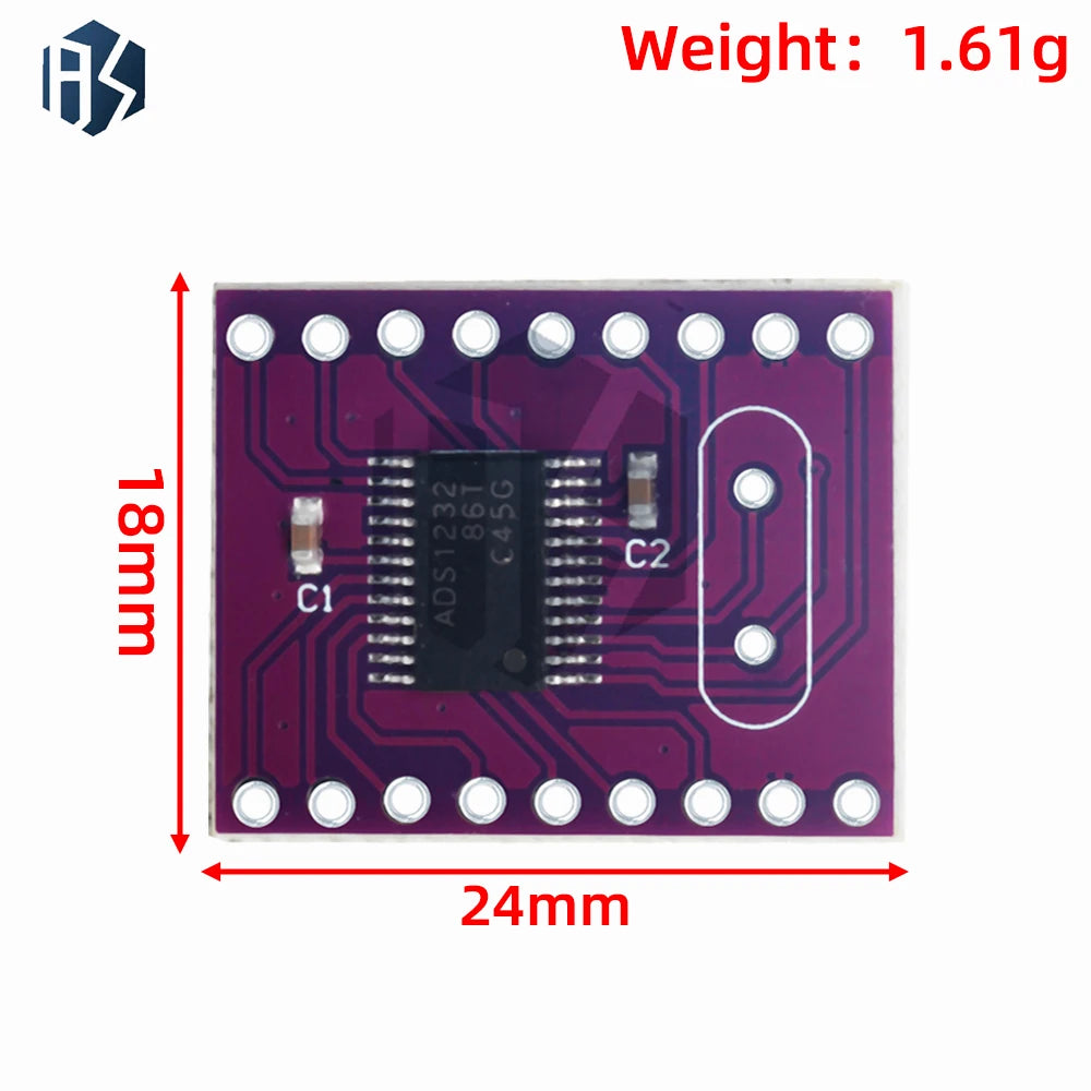 CJMCU-1232 ADS1232 24-bit Ultra Low Noise Analog Digital Converter Zpaxo