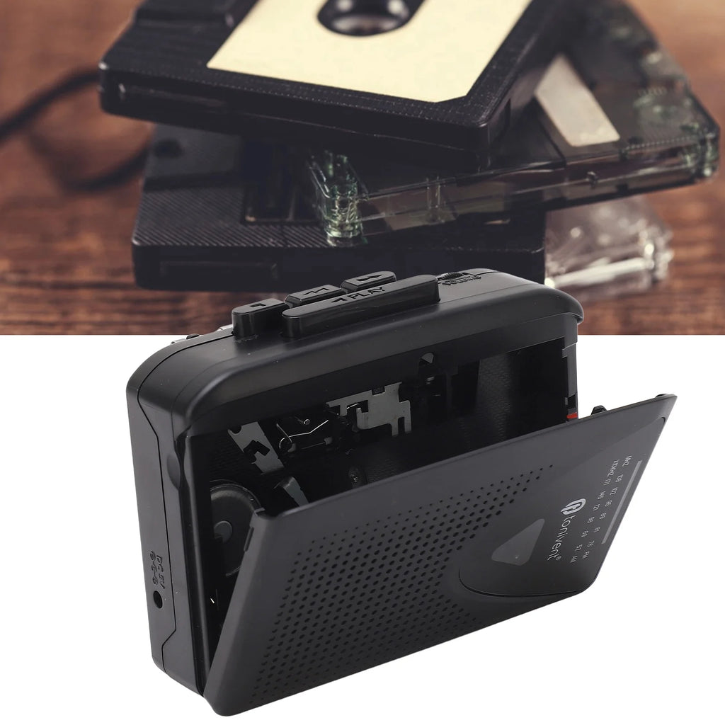 USB Cassette Player Portable FM AM Radio Stereo MP3 Tape Jack Speaker