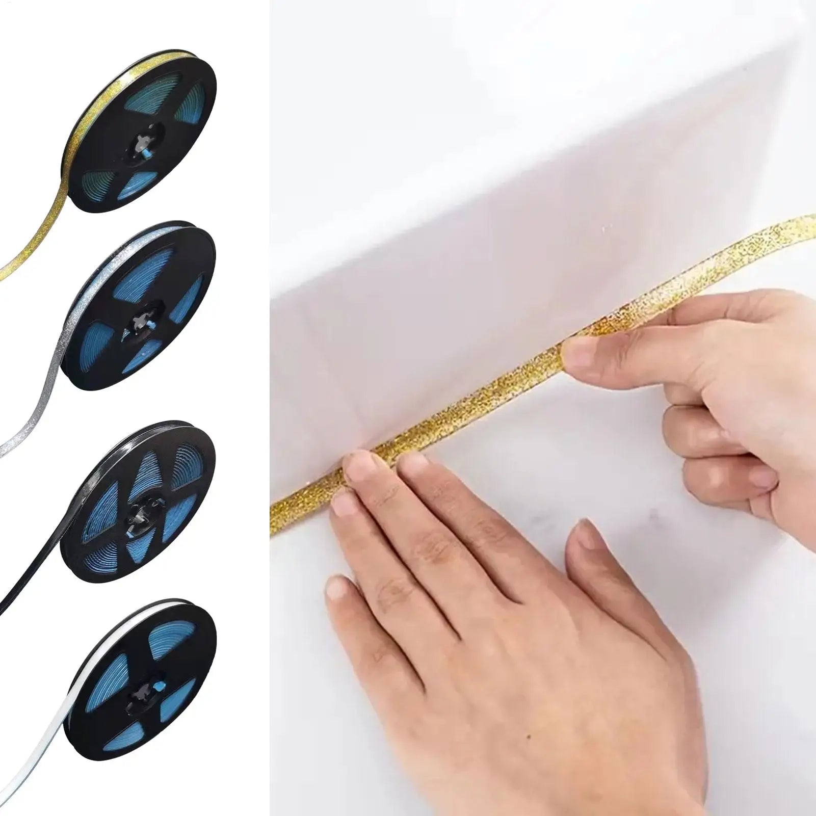 Self Adhesive Caulk Tape 6m Waterproof Sealing Strip Beautiful