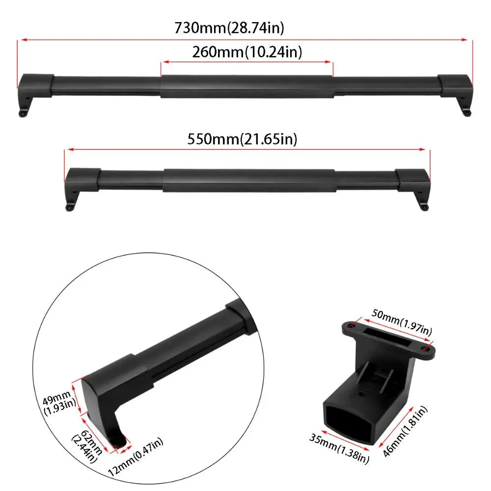 Door Handle Adjustable RV Screen Universal Fit Crossbar Design Zpaxo