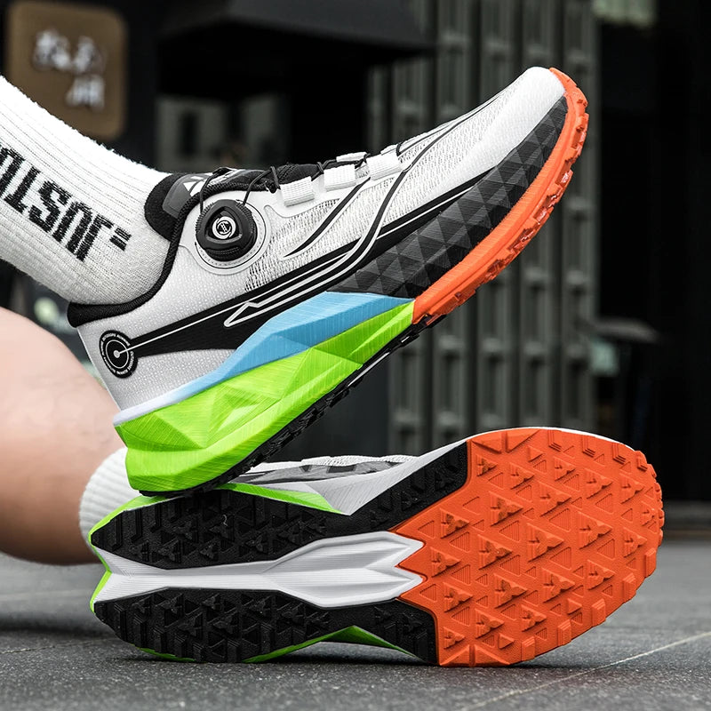 Men's Casual Sneakers Luxury Trainer Shoes Breathable Race Running