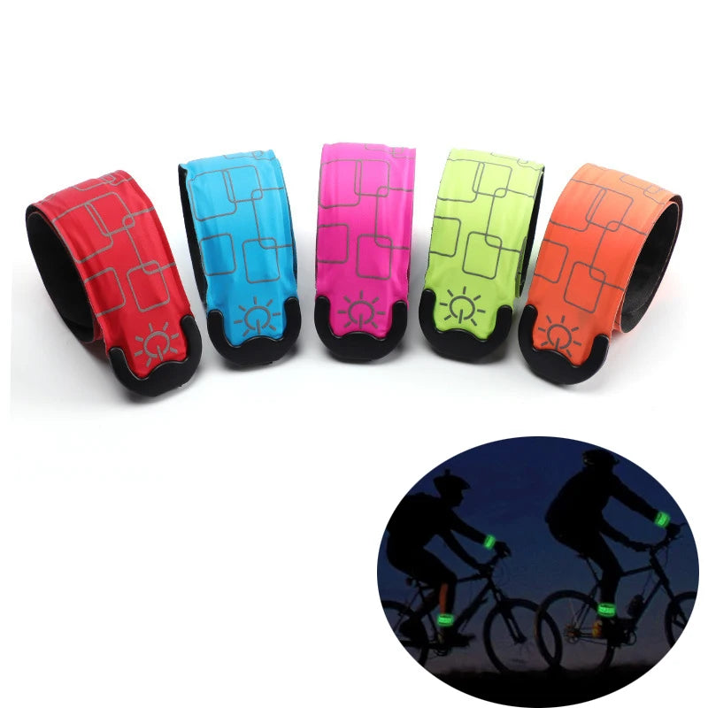 USB Rechargeable Arm Strap Wearable Luminous Wrist Visibility