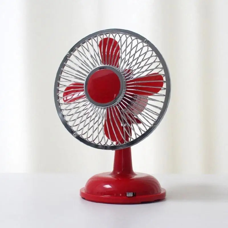 652F Desk Fan 2 Speed USB/AA Battery Adjust Oscillating Table Fan Gift Choice Zpaxo