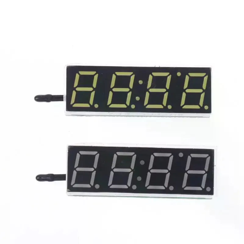 DIY Time/Voltmeter Car Clock Modification RX8025T Chip Digital Clock Temperature Voltage Module High Quality Zpaxo