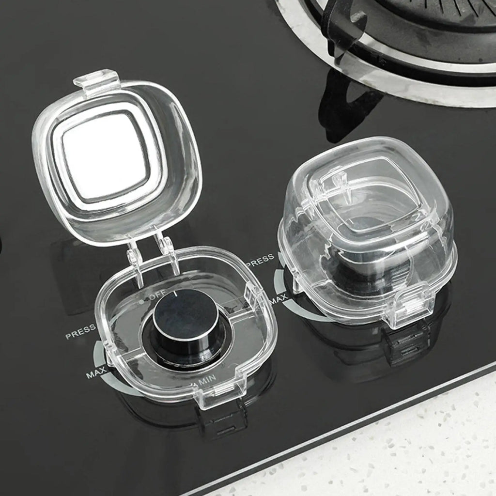 Stove Knob Safety Covers Universal Heat Resistant Oven Lock Child
