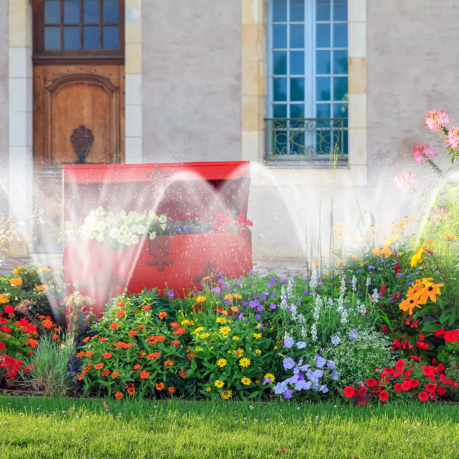 2Pcs Garden Hose Misting Nozzles Metal Atomizing Nozzle Spray Mister Watering Spray Nozzle Garden Supplies Hose Accessories Zpaxo