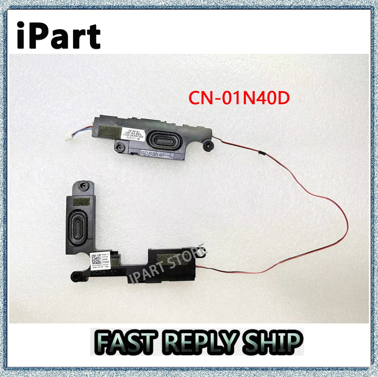 CN-01N40D DELL 13 5000 5368 5378 7368 7378 P69G Laptop Speaker