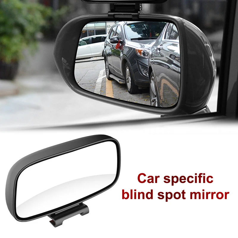 Adjustable Convex Blind Spot Mirror – Wide Angle Car Safety