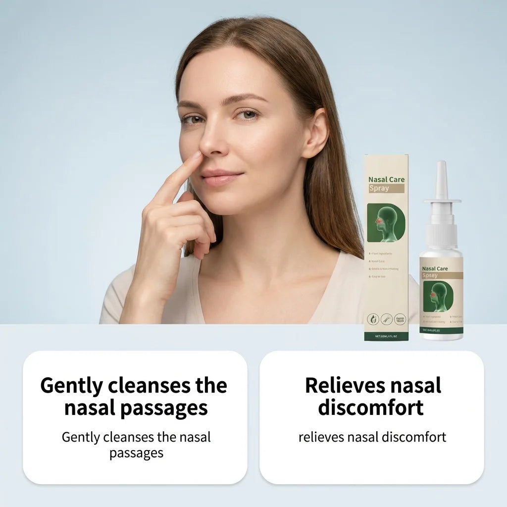 Plant-Based Nasal Cleaning Spray 30ml – Congestion Relief Nasal Care Spray Zpaxo