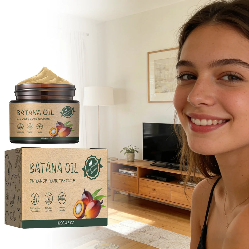 Batana Oil Hair Cream – Repair, Moisturize & Smooth Frizzy Hair Hair Care Cream Zpaxo