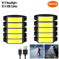 KDULIT COB LED Headlamp – USB-C Rechargeable, 500 Lumen