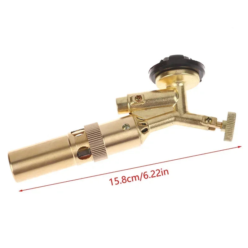 Portable Welding Gas Torch Flame Butane Burner Outdoor Camping BBQ Lighter Flamethrower Kitchen Supplies Welding Equipment Zpaxo
