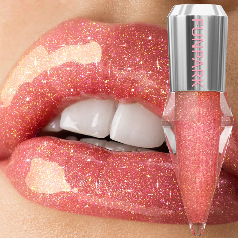 8 Colors Moisturizing Diamond Shimmer Glitter Lip Gloss Makeup