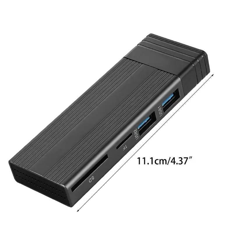 652F SSD Case NVMe Enclosure to Type-C Enclosure SSD Adapter Dual-protocol NVMe SSD Disk Box Enclosure Case Zpaxo