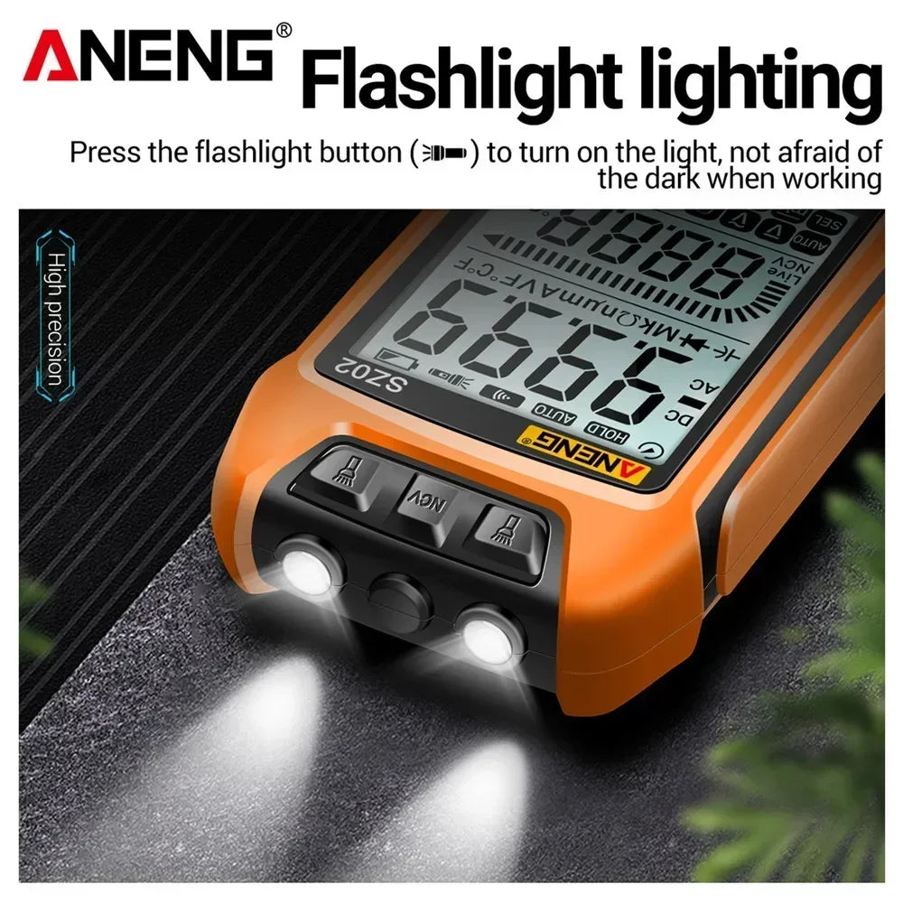 ANENG SZ01 SZ02 Digital Multimeters Counts Auto Range Vol Diode Ohm
