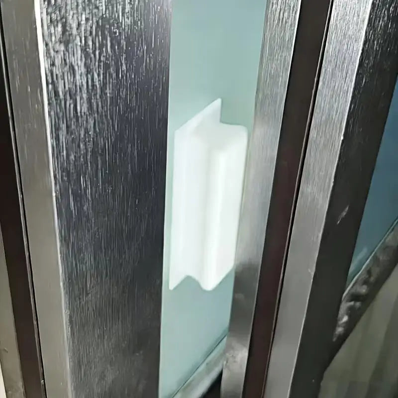 2/4pcs Adhesive Glass Sliding Door Handle – No Drill, 3 Colors, Slip-Free Grip, Easy Install, Sturdy Zpaxo