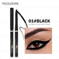 Long-Lasting Gel Black Eyeliner Pencil - Waterproof Matte Eye Makeup Tool with Quick-Drying Zpaxo 01