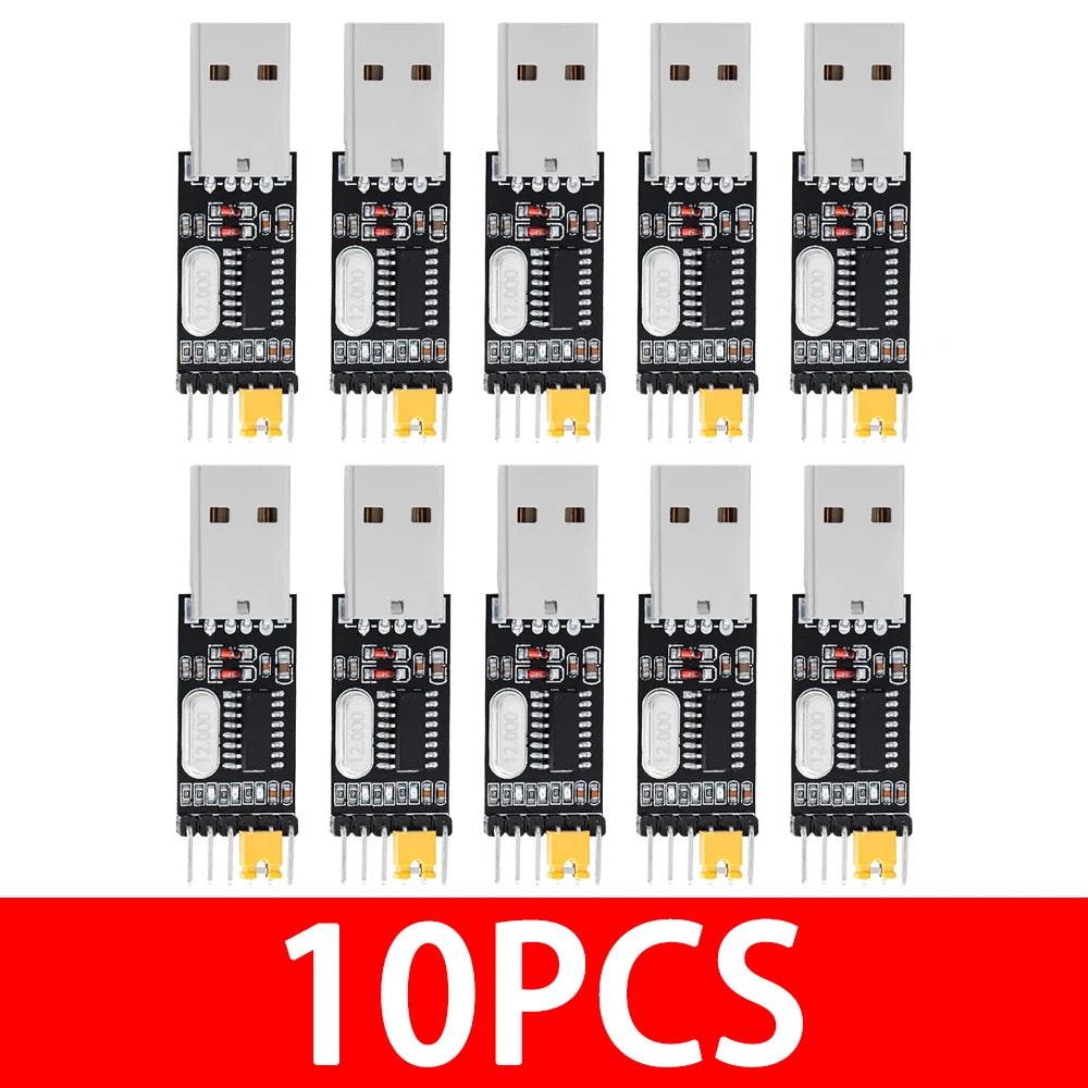 USB TTL Converter UART Module CH340G CH340 3 3V 5V Switch Zpaxo 10PCS
