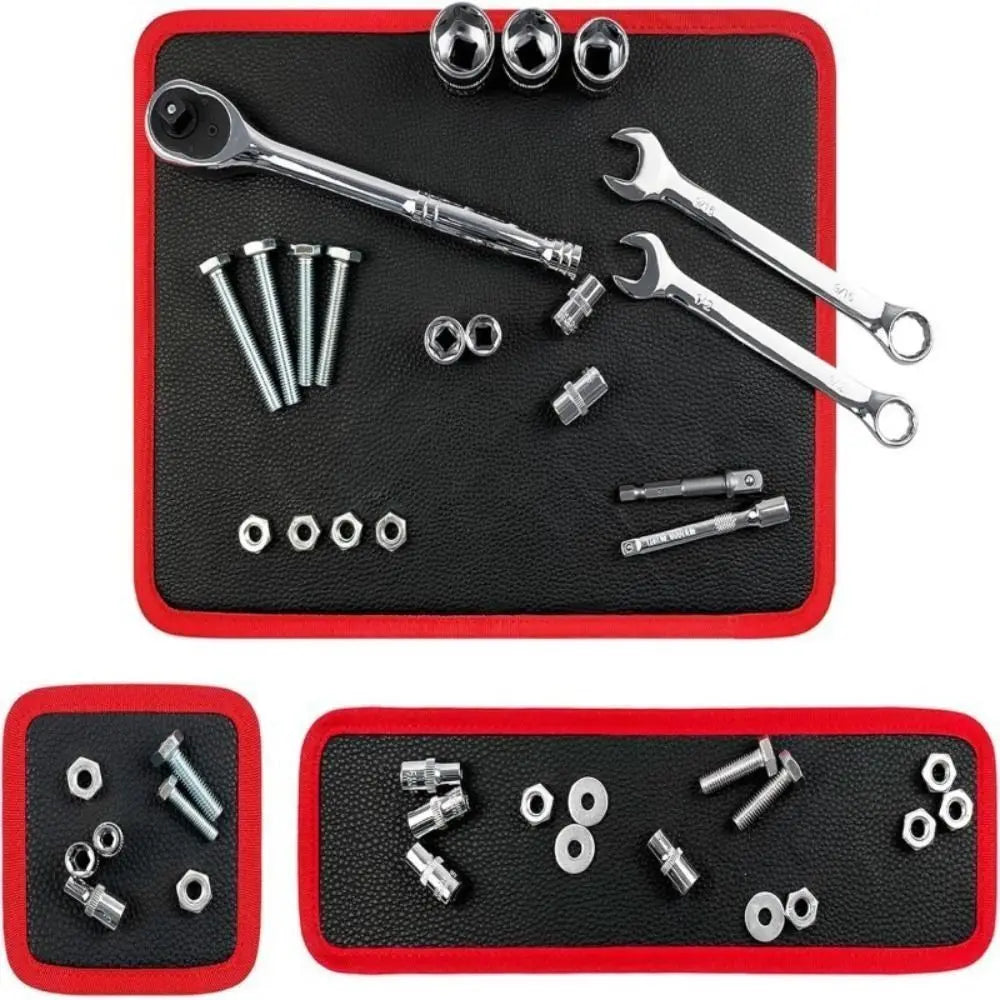 S M L Magnetic Tool Mat Strong Magnet Heavy-duty Parts Organizer Zpaxo