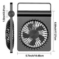 Travel Fan For Sleeping USB Rechargeable 220 Tilt 3 Speeds Adjustable Small Travel Fan For Home Office Bedroom Dorm Nap Indoor Zpaxo China Mainland Black