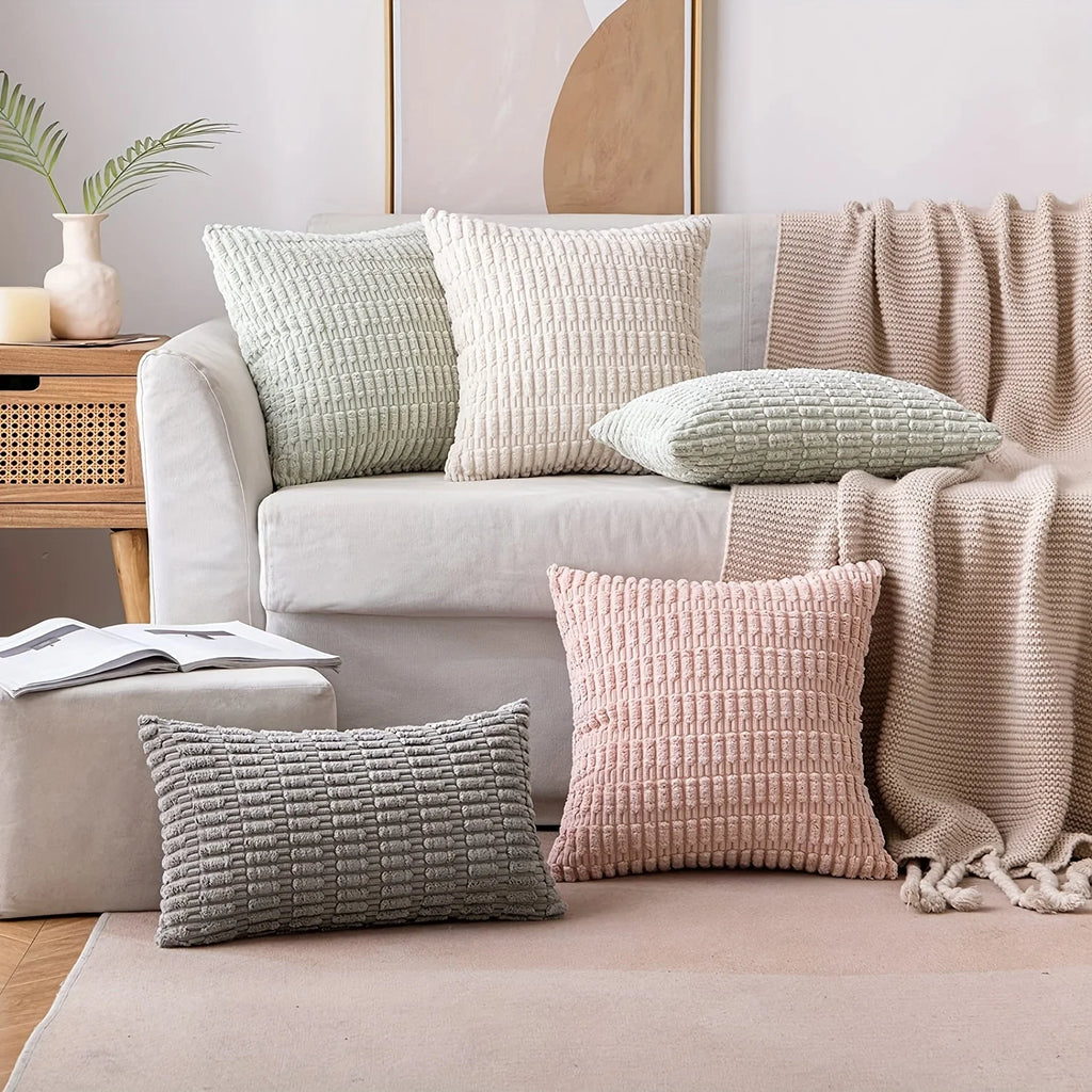 Throw Pillow Soft Boho Striped Fall Modern Farmhouse Home Decor Couch